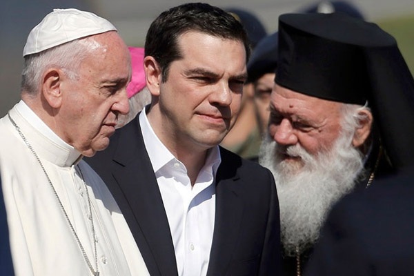 Papa Francis Yunanistan’da