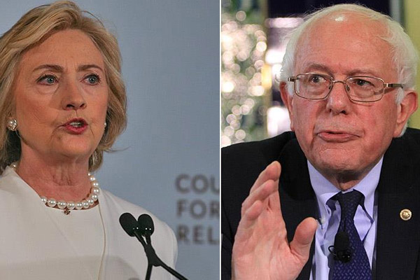 Clinton ile Sanders arasındaki fark azalıyor