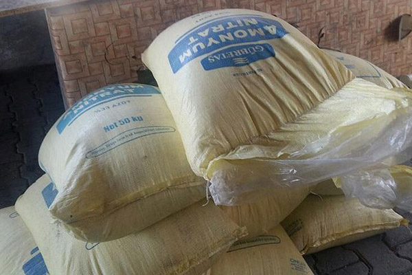 Van'da 500 kilo amonyum nitrat yakalandı