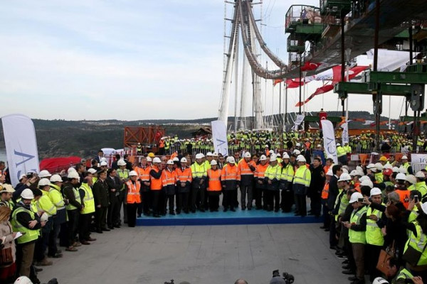 3. köprü İşçileri eylem başlattı