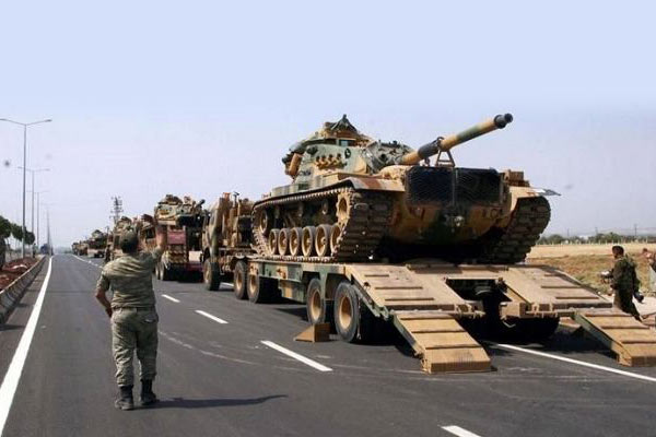 Sınıra zırhlı araç sevkiyatı