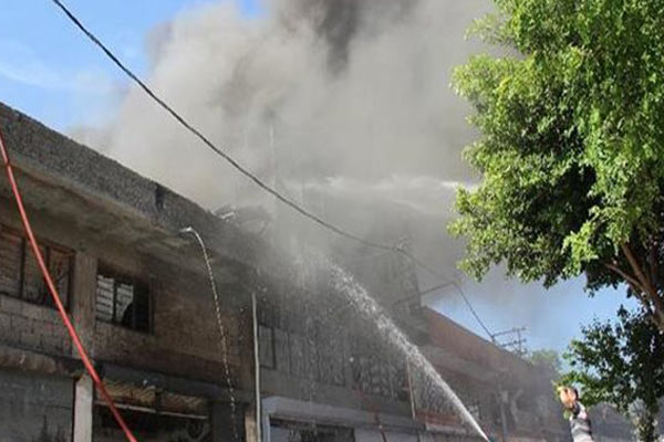 Hatay'da korkutan yangın