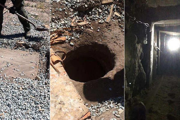 ABD-Meksika sınırında 800 metrelik uyuşturucu tüneli