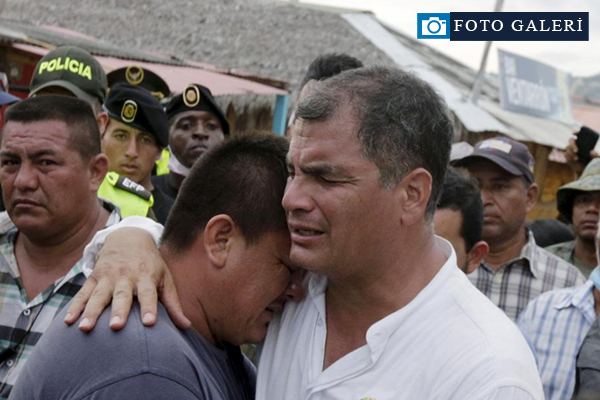 Deprem sonrası Ekvador