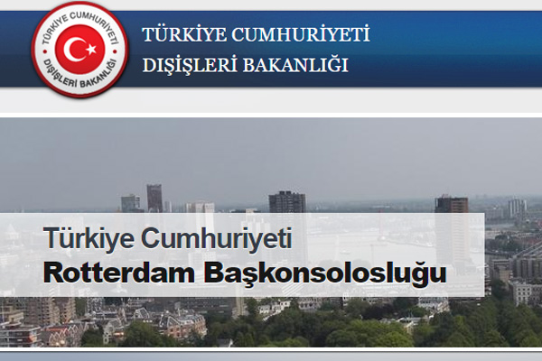 Hollanda Parlamentosundan Türkiye Başkonsolosluğu'na kınama