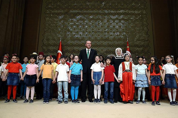 Erdoğan'dan 23 Nisan mesajı