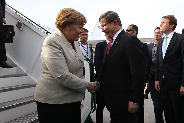 Merkel Gaziantep'e geldi