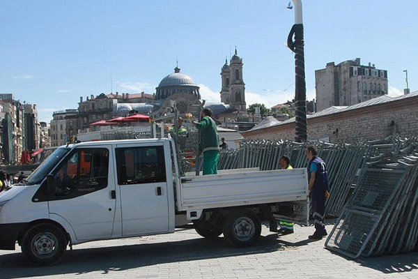 Taksim Meydanı'nda 1 Mayıs önlemleri
