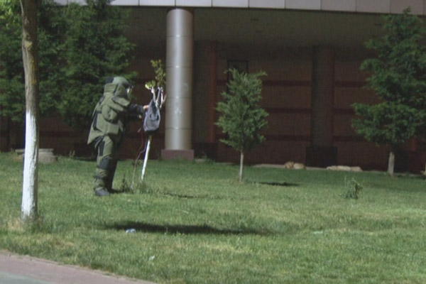 Üniversitede şüpheli çanta paniği