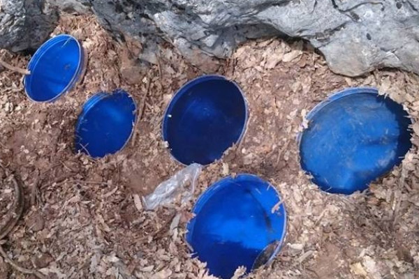 Bitlis’te bin 200 kilo bomba malzemesi yakalandı