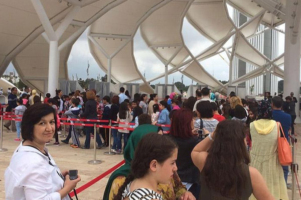 EXPO'ya ilk 3 gününde büyük ilgi