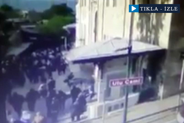 Bursa’da yaşanan panik kamerada