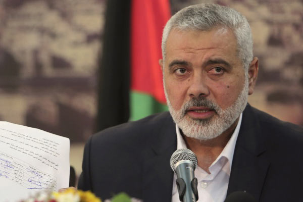 İsmail Heniye resti çekti