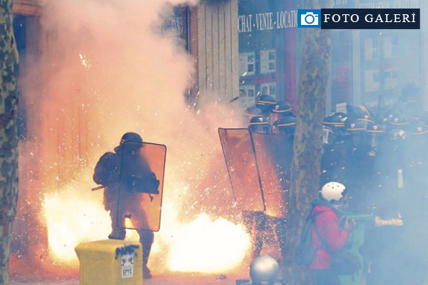 Fransa karıştı! 500 bin kişi sokakta