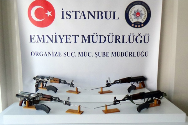 İstanbul’da silah kaçakçılığı operasyonu