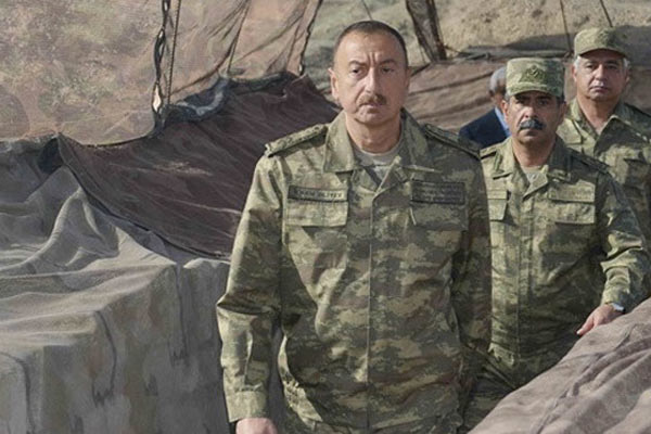 İlham Aliyev cepheye indi