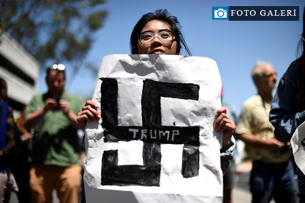Donald Trump yine protesto edildi