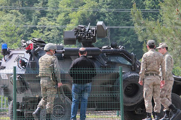 Giresun'da baraj görevlilerine ateş açıldı