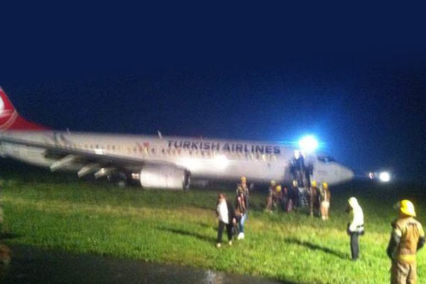 THY uçağı Priştine'de pistten çıktı