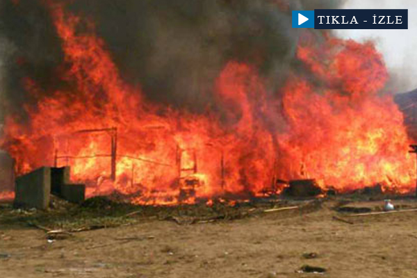 Arakan Müslüman kampında yangın