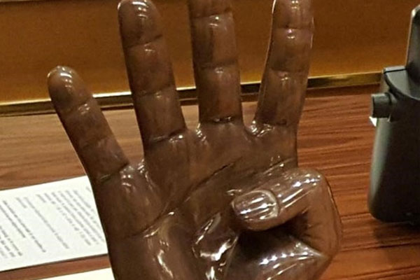 Vekillere Erdoğan'ın Rabia eli sürprizi