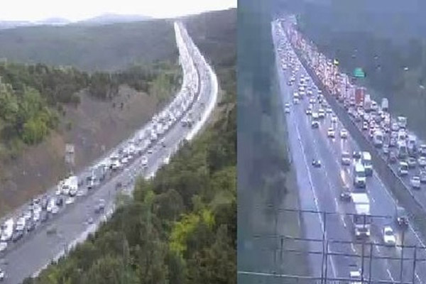 İstanbul'da FSM'yi kilitleyen kaza