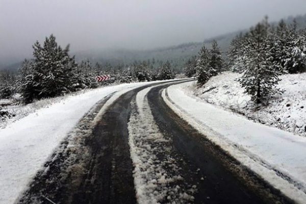 Isparta'da mayıs ayında kar yağdı