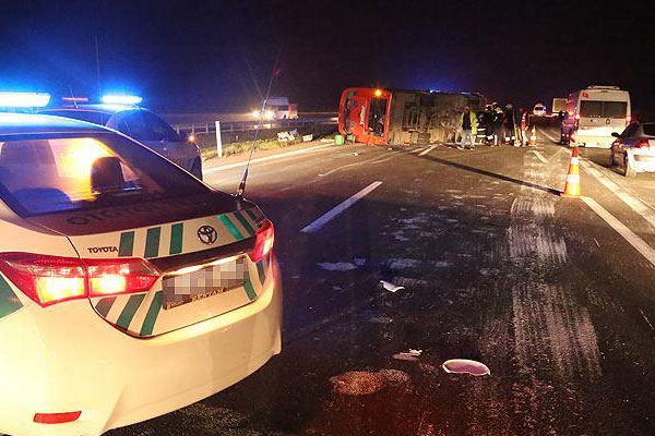 Bolu'da kaza: 22 yaralı