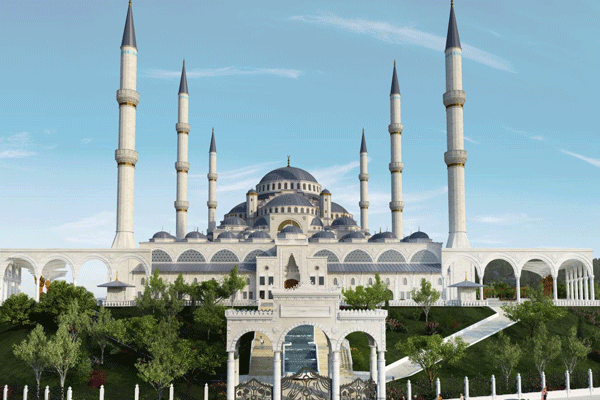 Times'ın 'Çamlıca Camii' izlenimi