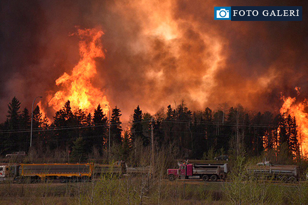 Kanada'daki yangın kontrol altına alınamyor