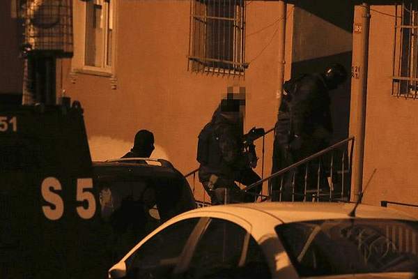 İstanbul'da 'terör' operasyonu