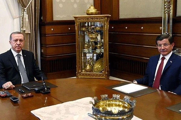 Erdoğan Davutoğlu’nu kabul etti