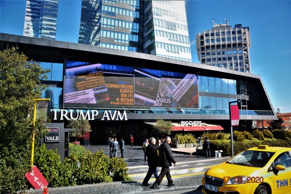 Timeturk, AVM'lerin açık hava reklamlarında