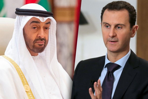 BAE Veliaht Prensi Muhammed Bin Zayid Al Nahyan, uzun süre sonra ilk kez Esed ile telefonda görüştü