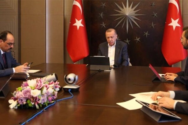 Erdoğan, Hakan Fidan'la görüştü
