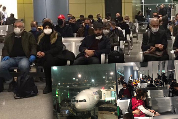 Cezayir'deki 1635 Türk vatandaşı yurda döndü