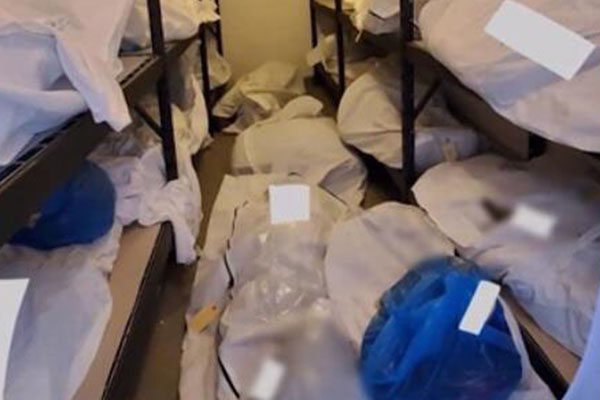 Dünyanın süper gücü ABD’den, ‘ürküten’ görüntüler! Hastaneler morga döndü