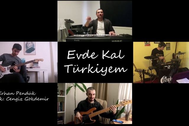 Gönülden Gönüle Müzik Topluluğu'ndan 'Evde Kal Türkiyem' şarkısı