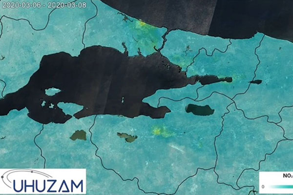 Koronavirüsün, Türkiye'ye etkisi uzaydan görüntülendi