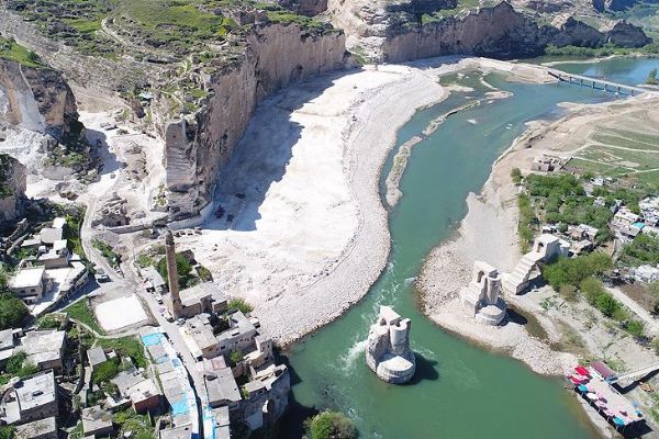 Hasankeyf'e limandan bakış