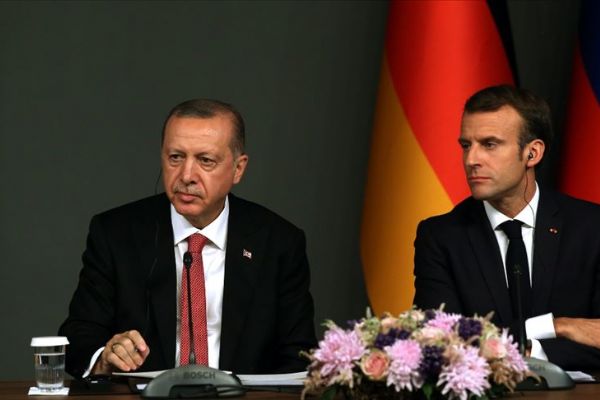 Cumhurbaşkanı Erdoğan, Fransız mevkidaşı ile görüştü