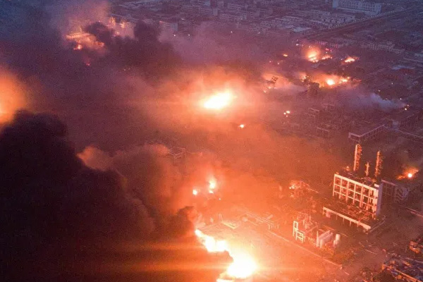 Çin'de kimyasal tesiste patlama