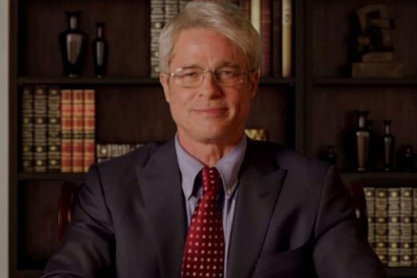 Brad Pitt'ten Fauci taklidi: Başkan Trump'la dalga geçti