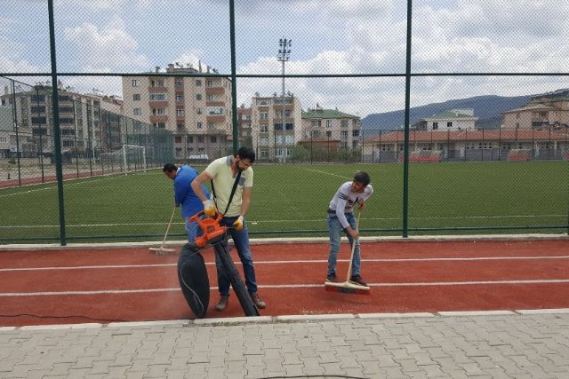 Tesislerin temizlik ve bakımları devam ediyor