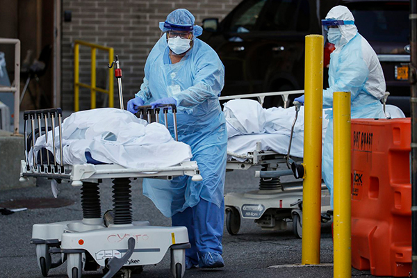 ABD'de son 24 saatte 2637 kişi daha koronadan öldü