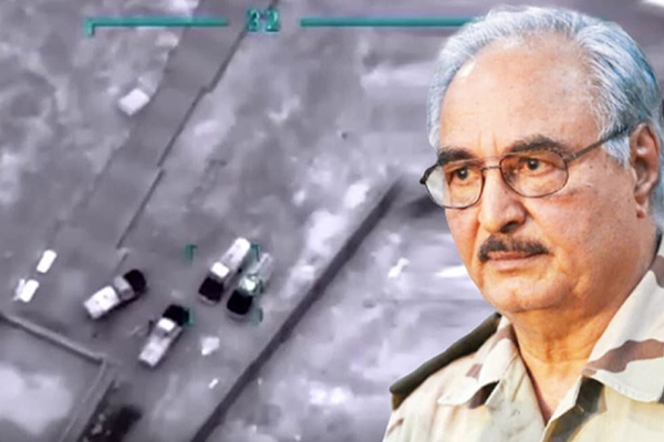 Libya Ordusu havadan ve karadan vuruyor! Hafter köşeye sıkıştı