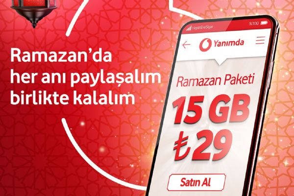 Vodafone'dan ramazana özel mobil internet