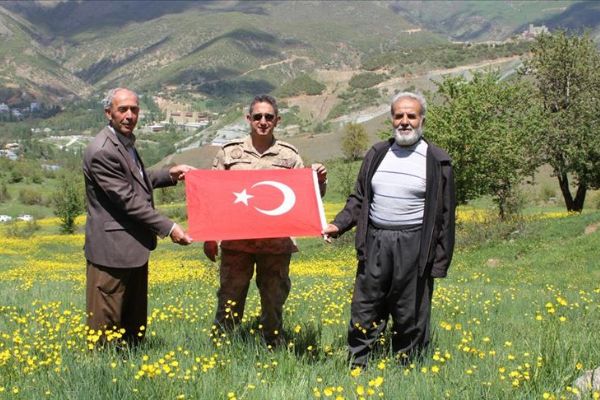 Terörden temizlenen yaylada doğa yürüyüşü