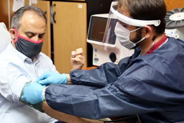 Bursa'da orucunu açan Kızılay'a koştu