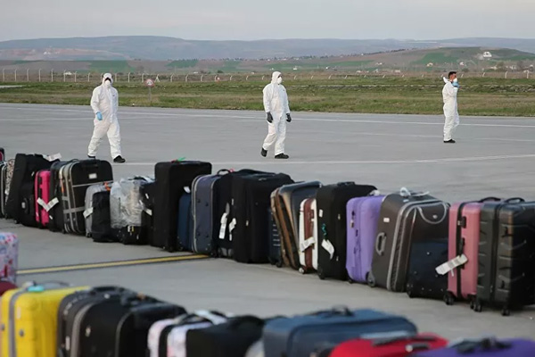 ABD'deki 296 vatandaş Türkiye'ye getirildi